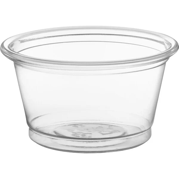 0.75 oz. Clear Plastic Portion Cup