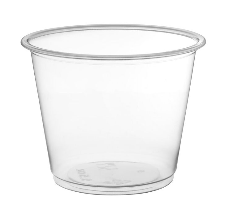 5.5 oz. Clear Plastic Portion Cup