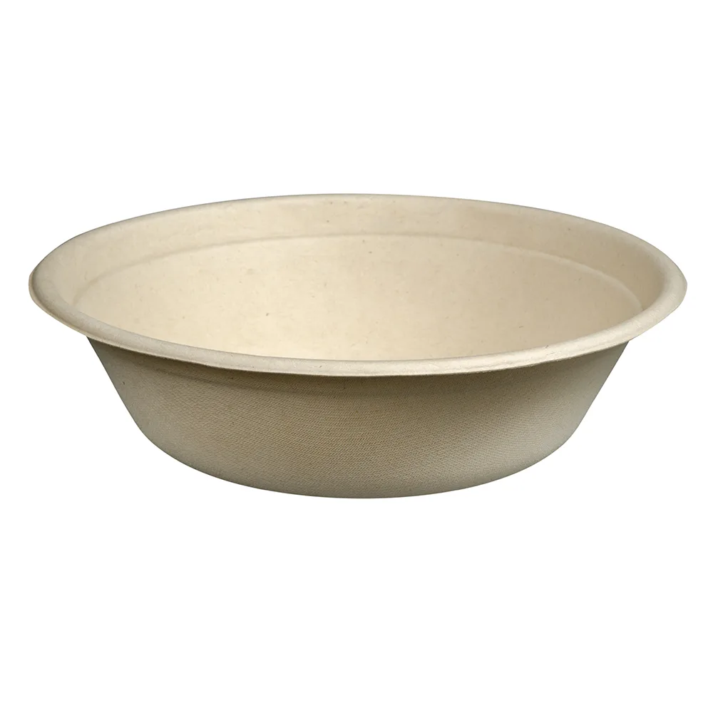 32 oz PFAS Free Natural Bagasse Bowl