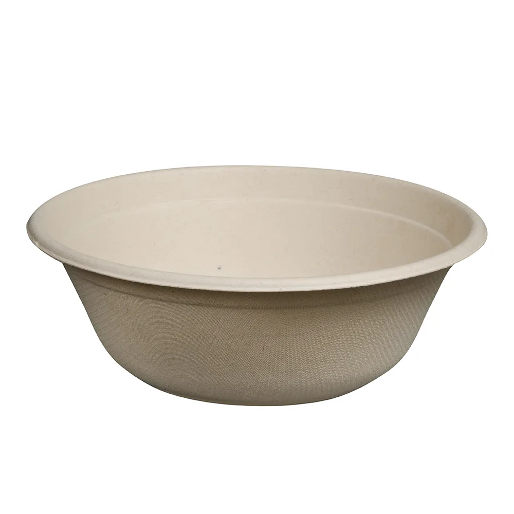 40 oz PFAS Free Natural Bagasse Bowl