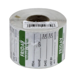Friday Removeable Label 2X2 Trilingual 1/500 Roll