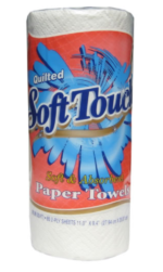 Soft Touch Kitchen Towel, 2-Ply, 11″ x 8″, White