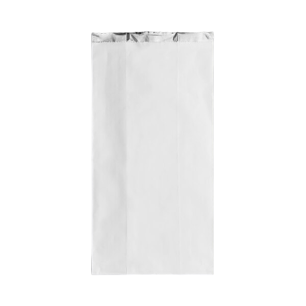 0.5 Gallon Insulated Foil Bag White 7″ x 3.25″ x 14.75″