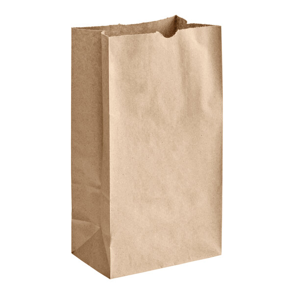#5 Kraft SOS Paper Bag – 5.2″ x 3.4″ x 10.9″