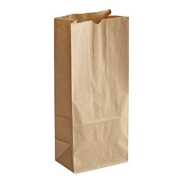 #6 Kraft SOS Paper Bag – 6″ x 3.6″ x 11.1″