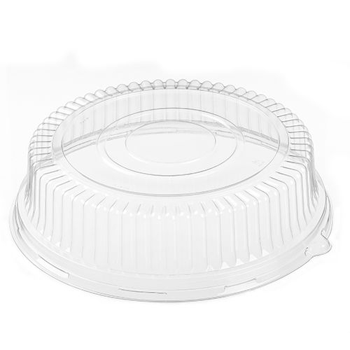 Ebony® PETE Dome Lid For 16″ Flat Catering Tray, Clear