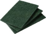 Prime Source® Heavy Duty Scouring Pad, Green, 6″ x 9″