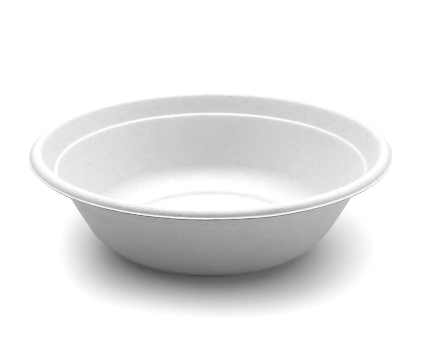 zoho_img_5892498000001190227 32 oz. Bagasse Bowl, PFAS-Free, White, (4/125) - Image 1