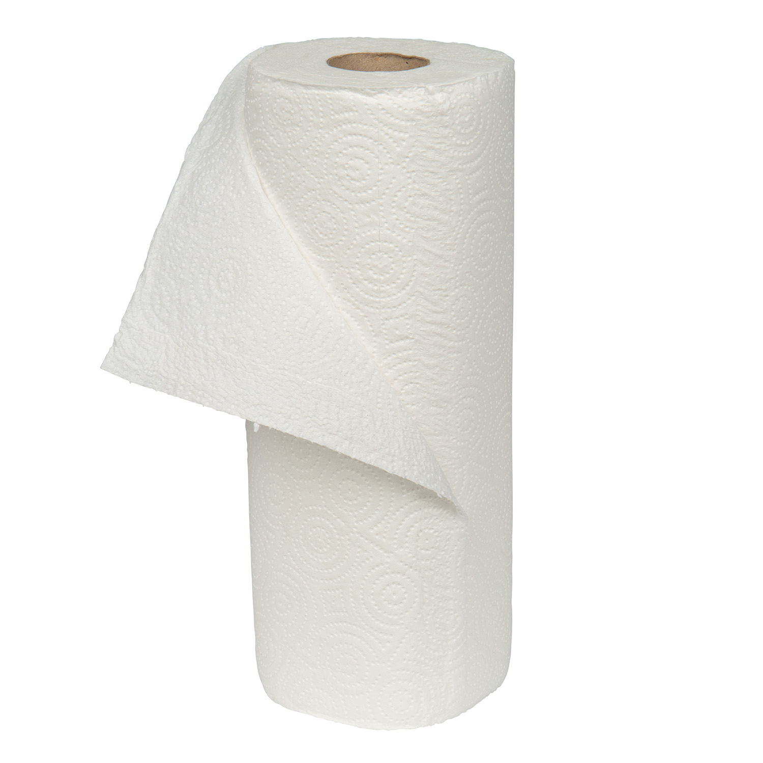Companions Merit Kitchen Roll Towel, 2-Ply Perforated, White, 85 Sheets