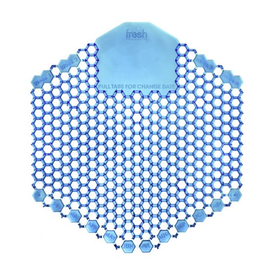Wave 3D® Cotton Urinal Screen, Blue