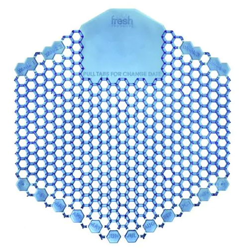 Wave 3D® Cotton Urinal Screen, Blue