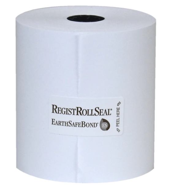 3″ x 165′ Recycled Fiber Register Rolls, White, 1 Ply