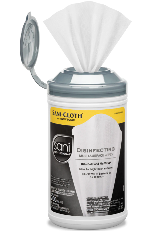 Sani Professional® Sani-Cloth® Disinfecting Multi Surface Wipe, Scent Free