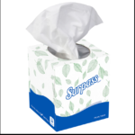 Surpass® Facial Cube Tissue, 2-Ply, White