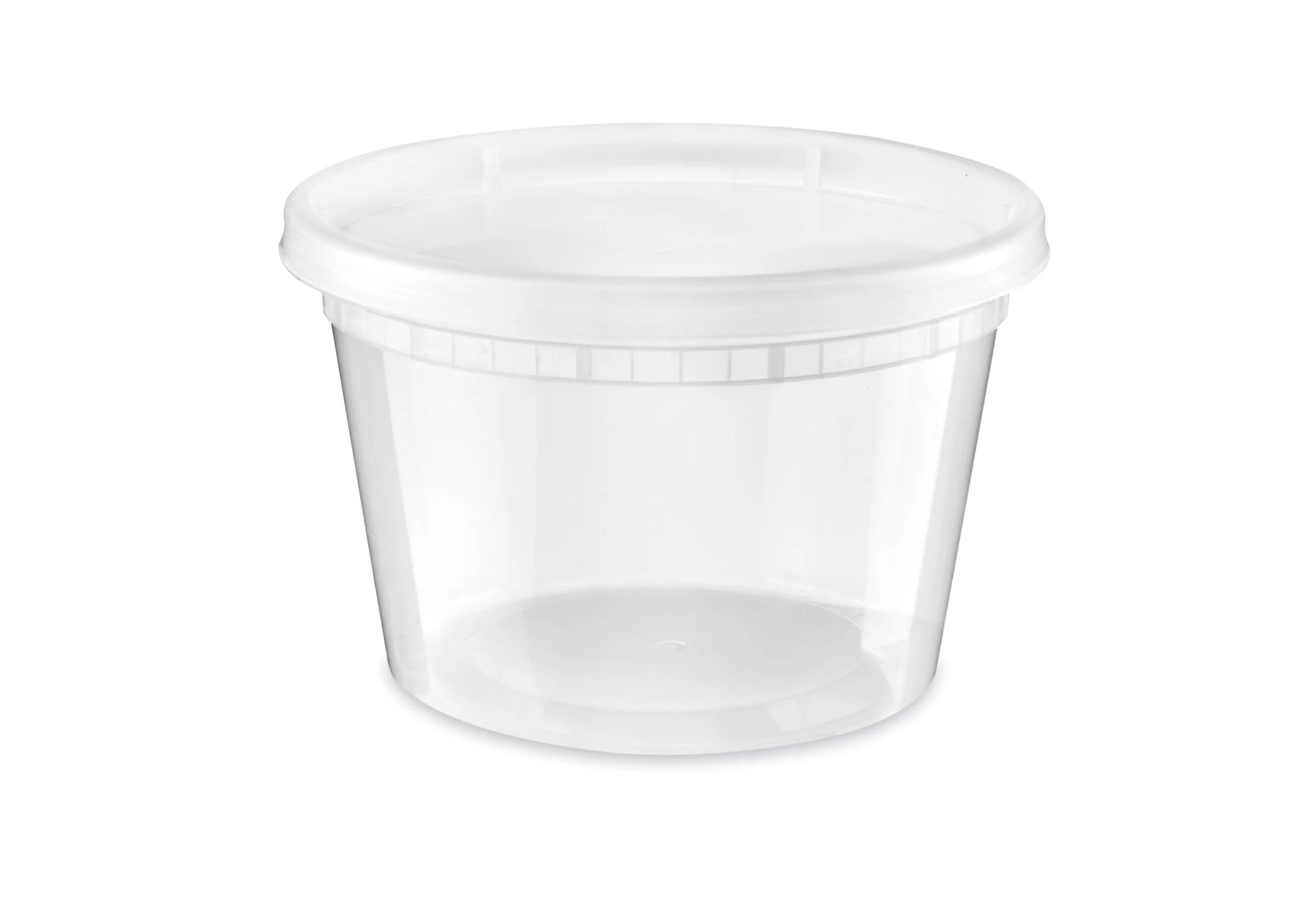 16OZ PLASTIC FOOD CONTAINER WITH LID(SOUP CUP)