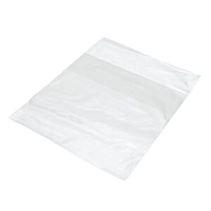 6.25″ x 5.75″ + 1.75″ Lip Clear Small Fold Top Bags