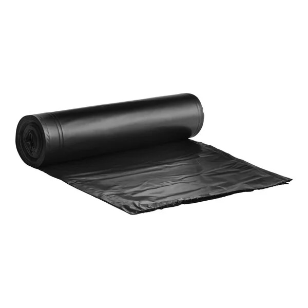 Trash Liner LDPE 55 Gallon, 36″ x 58″, 1.5 Mil, Black
