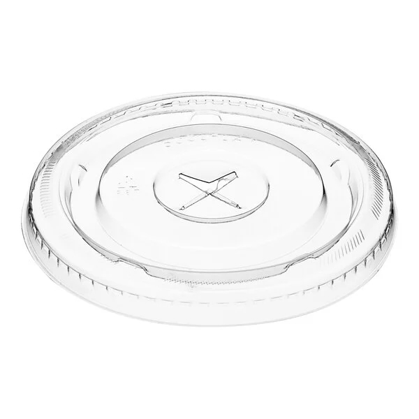 90mm Flat Lid for 9 oz. Pet Cup
