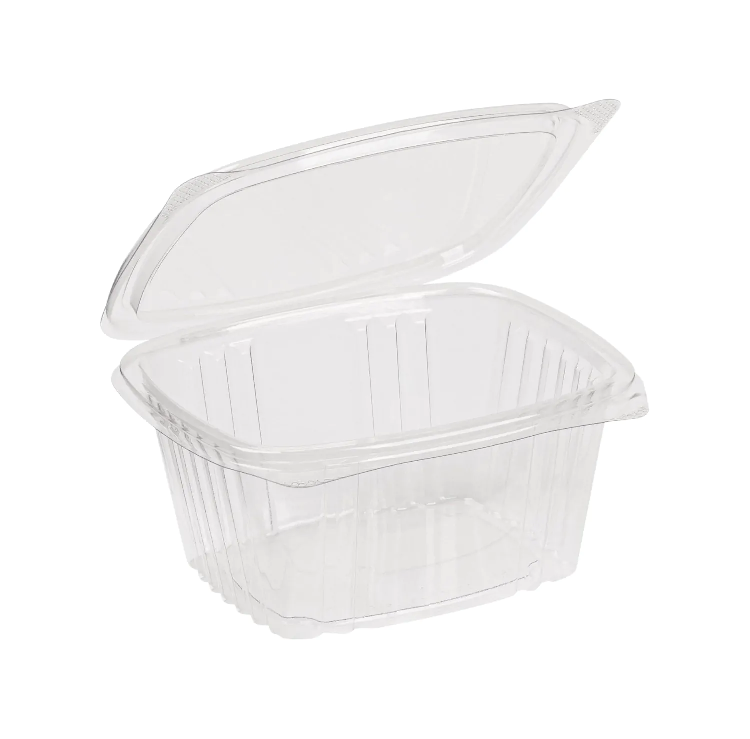 16 oz. Clear Hinged PET Deli Container